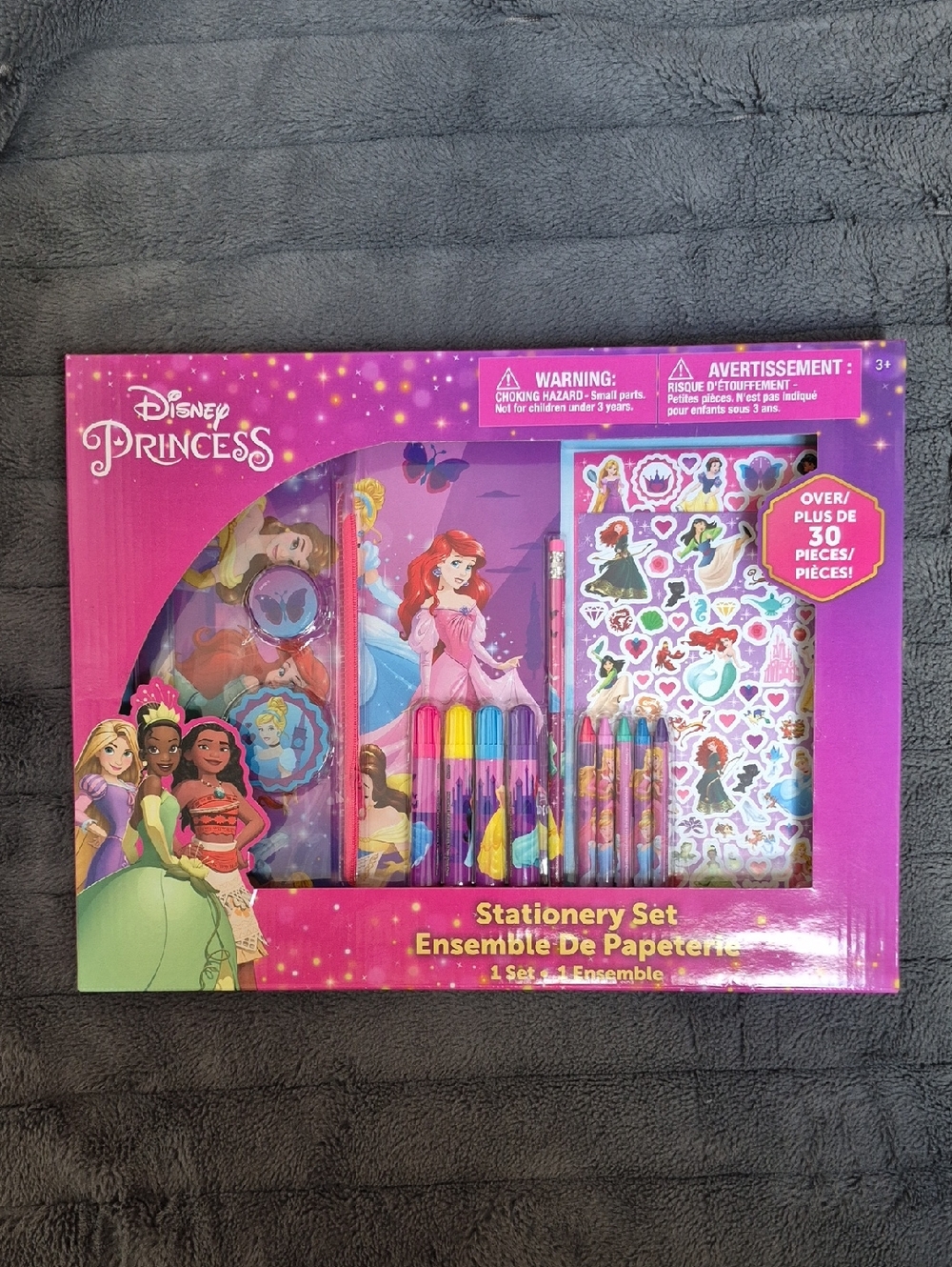 Disney Princesses 30+ Pieces Stationery Set Brand New